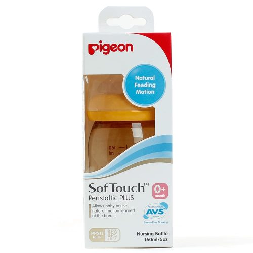 Bình sữa Pigeon cổ rộng cho bé nhựa PPSU 160ml
