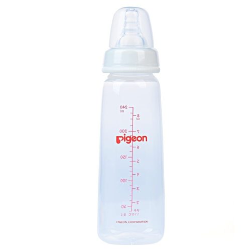 binh-sua-nhua-pp-vuong-240ml-1 Bình sữa em bé Pigeon nhựa PP, không BPA độc hại, cổ hẹp vuông 240ml