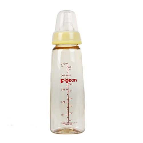 Bình sữa em bé Pigeon nhựa PPSU cổ hẹp 240ml