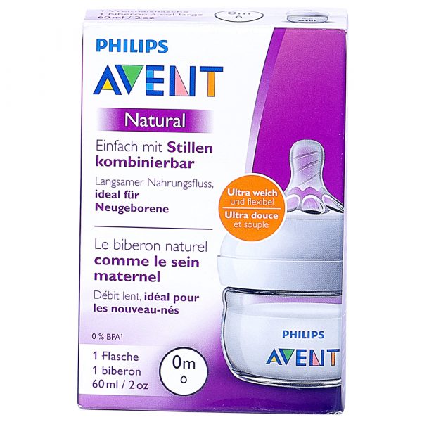 Bình sữa Philips Avent cho bé 60ml đơn