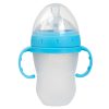 Bình sữa Gluck Baby có tay cầm cổ rộng 240ml