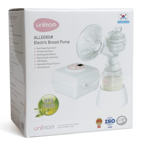Máy hút sữa điện đơn có matxa cho mẹ Unimom Allegro