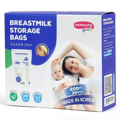 Túi trữ sữa cảm ứng nhiệt 200ml 30 túi