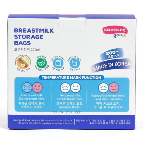 Túi trữ sữa cảm ứng nhiệt 200ml 30 túi