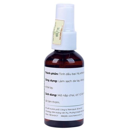 Tinh dầu xịt thơm Bạc Hà HAEVA - Peppermint 50ml