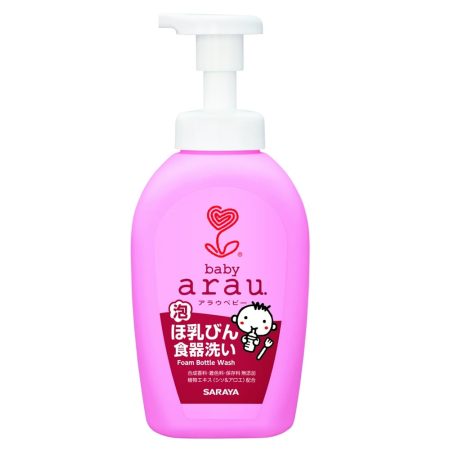 nuoc-rua-binh-arau-baby-500ml Nước rửa súc bình sữa Nhật Bản Arau Baby bình 500ml