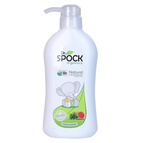 Nước rửa bình sữa Dr.Spock Organics dạng chai 450ml