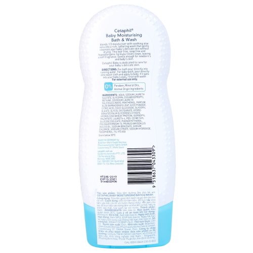 sữa tắm dưỡng ẩm cho bé cetaphil