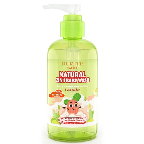 sữa tắm gội thiên nhiên bơ đậu mỡ purite baby