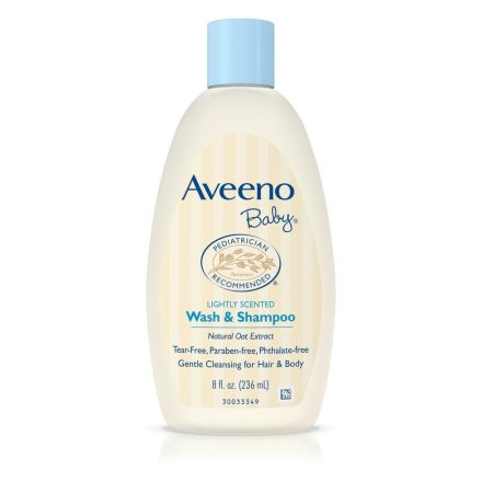 sữa tắm gội toàn thân cho bé aveeno baby lightly scented
