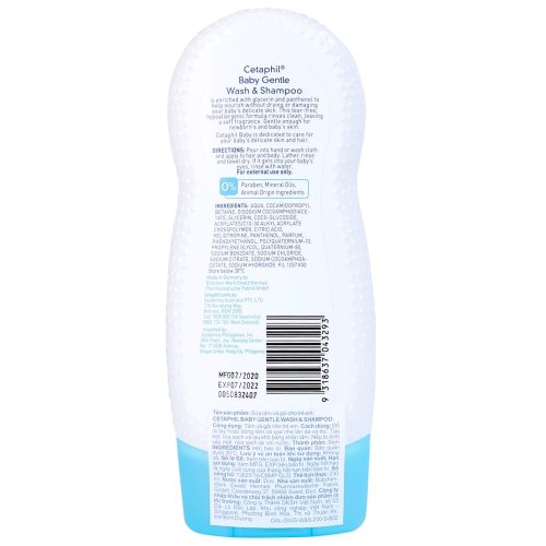Sữa tắm gội toàn thân cho bé yêu Cetaphil 230ml