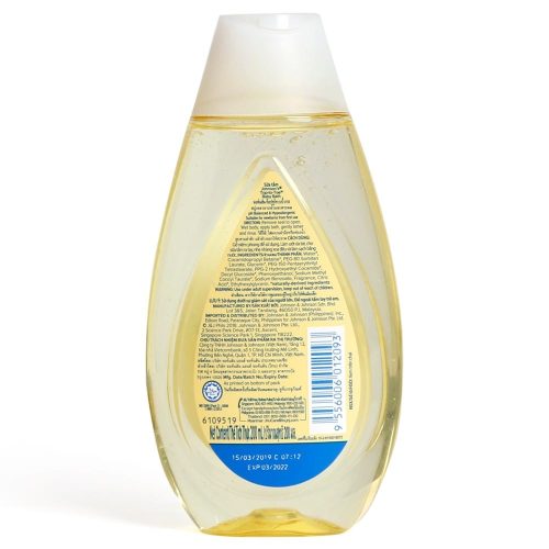 sữa tắm gội toàn thân cho bé johnson baby