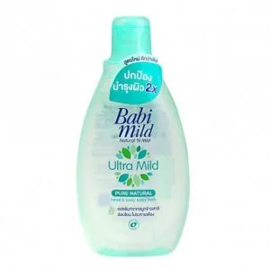 sữa tắm gội trẻ em babi mild pure natu