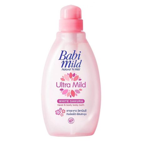 sữa tắm gội trẻ em babi mild white sakura sữa tắm gội trẻ em babi mild white sakura
