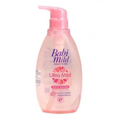 sữa tắm gội cho trẻ babi mild white sakura sữa tắm gội cho trẻ babi mild white sakura