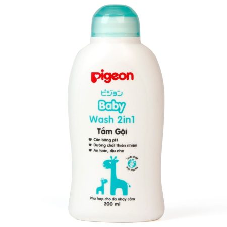 tắm gội dịu nhẹ cho trẻ pigeon jojoba