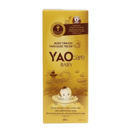 tắm gội toàn thân thảo dược cho bé từ 0 tháng tuổi yaocare