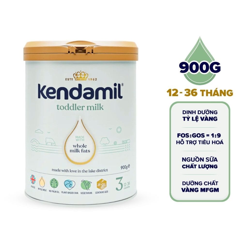 sữa bột kendamil toddler milk 12-36 thang tuoi
