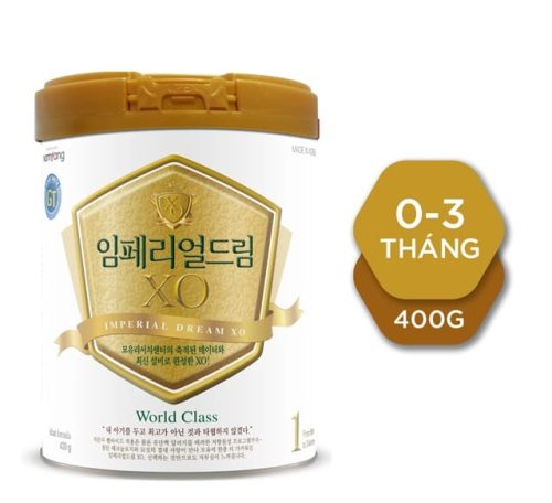 Sữa Bột Hàn Namyang Imperial Dream XO1 GT VP Milk cho trẻ từ 0 đến 3 tháng tuổi