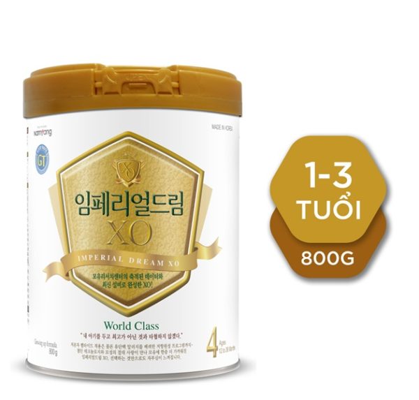 Sữa Bột Hàn Namyang XO4 GT VP Milk dành cho bé từ 1-3 tuổi XO1 GT VP Milk