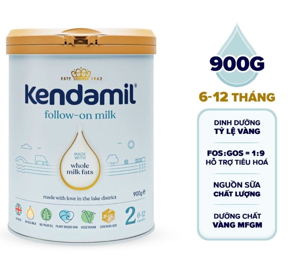 Sữa cho bé Kendamil Follow-on Milk 6-12 tháng