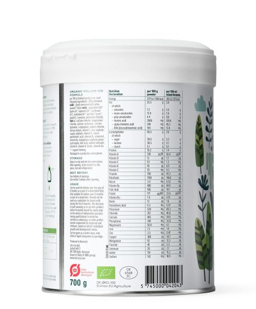 sữa bột đan mạch Let's Eco từ 6-10 tháng tuổi