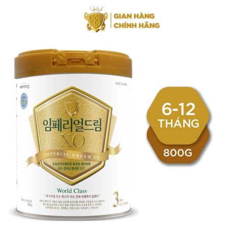 sữa bột hàn XO3 GT VP Milk cho bé từ 6-12 tháng