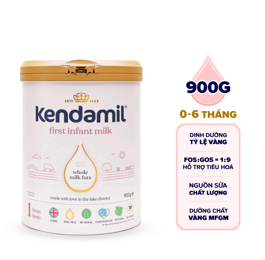 sữa bột kendamil First Infant từ 0-6 tháng
